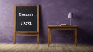 demande d'acre