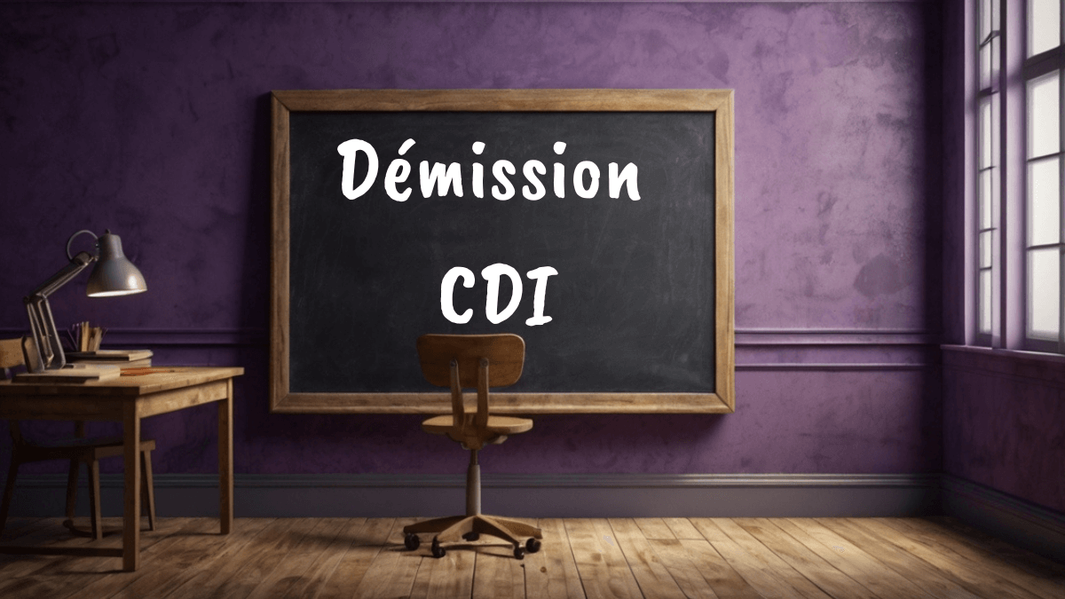 Démission cdi