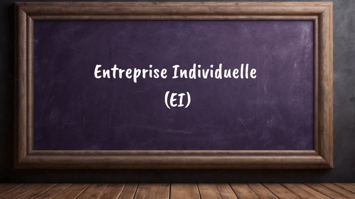 Entreprise individuelle