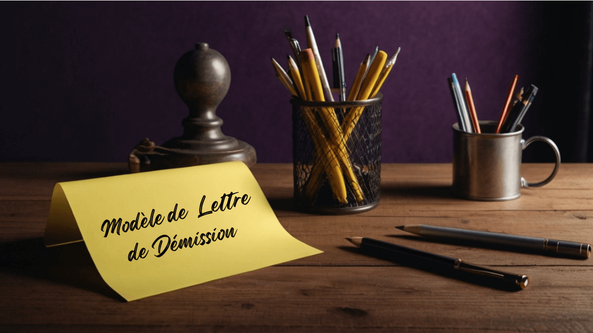 modèle lettre de démission