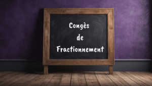 congès de fractionnement