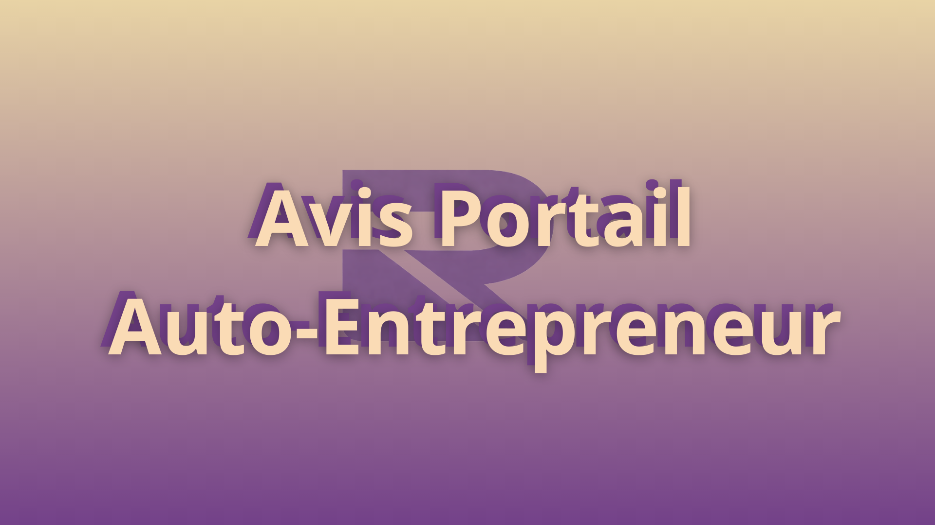 avis portail auto-entrepreneur